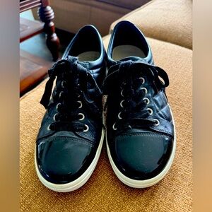 Ecco Black Patten Tennies